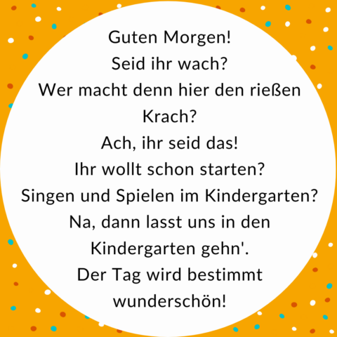 morgenkreis ideen kindergarten