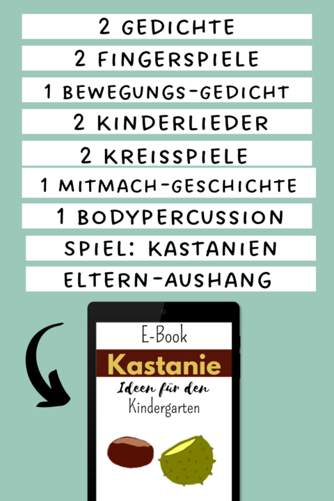 Morgenkreis: Spiel-Reim Kastanie - kinderlachen-ideen