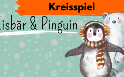 Kreisspiel Eisbär und Pinguin