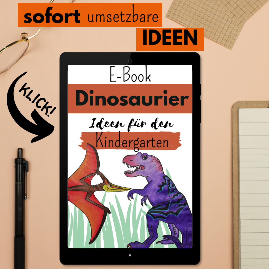 Projekt Mappe Dinosaurier für Kindergarten und Kita