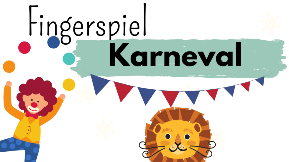 Kindergarten: Fingerspiel Fasching/Karneval - kinderlachen-ideen Illustration 