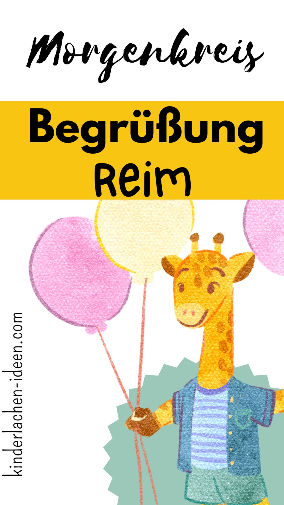 Kindergarten BegrüßungsReim für den kinderlachenideen