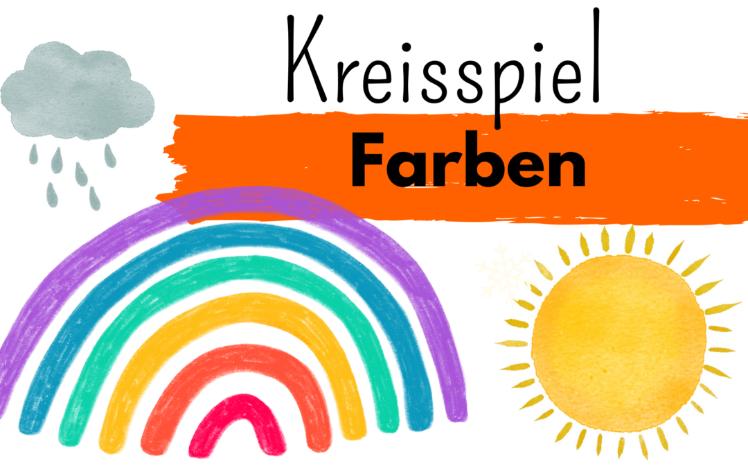 Kindergarten: Kreisspiel zum Thema Farben
