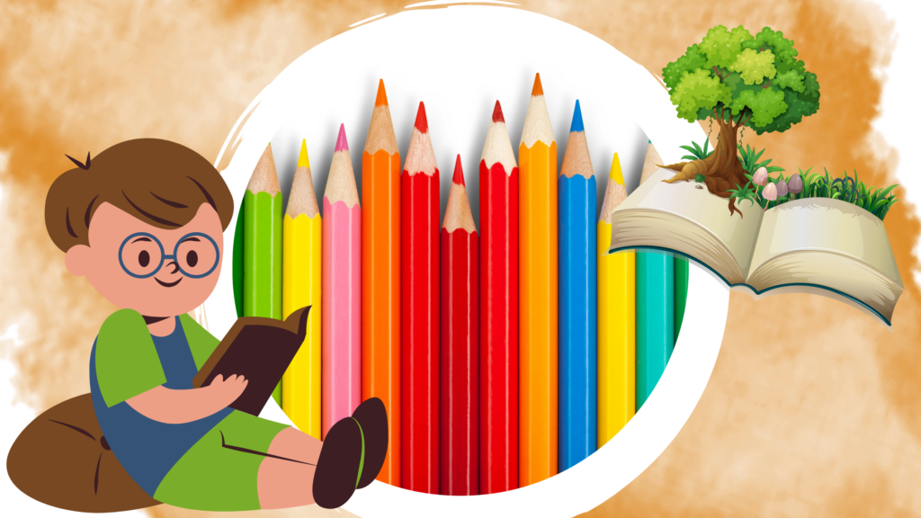  Kindergarten: Geschichtensäckchen Thema Farben - kinderlachen-ideen Bildidee 