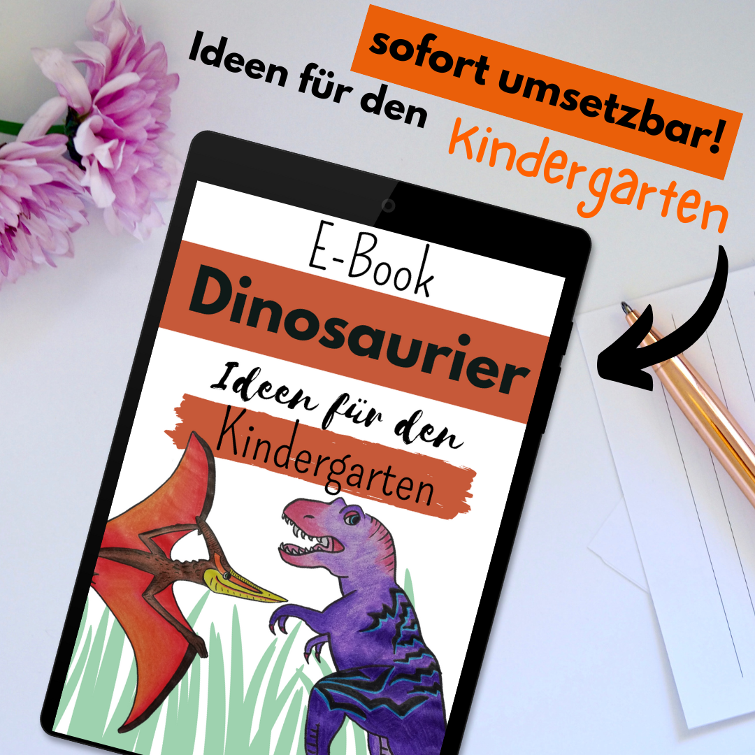 Projekt Mappe Dinosaurier für Kindergarten und Kita