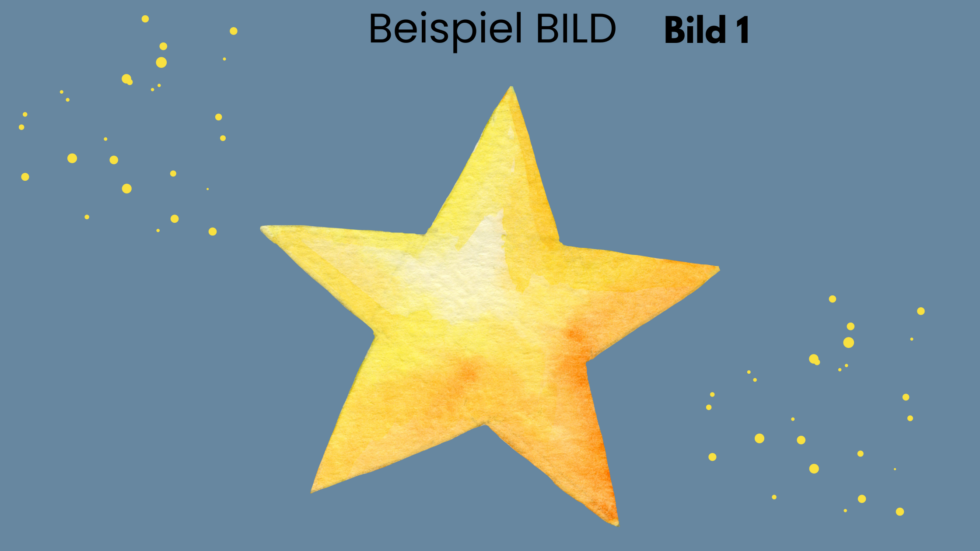  Kindergarten: Geschichte "Sterne" für das Kamishibai-Erzähltheater 