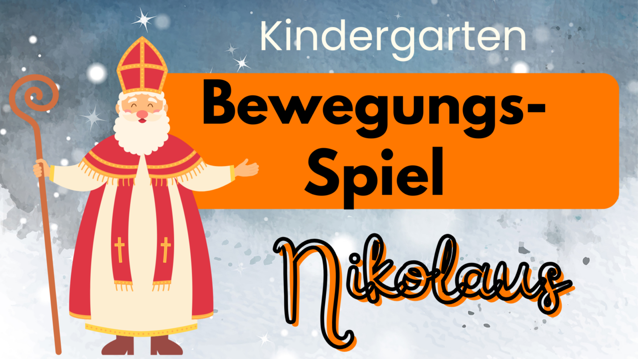  Bewegungsspiel Nikolaus für den Kindergarten - kinderlachen-ideen Illustration 