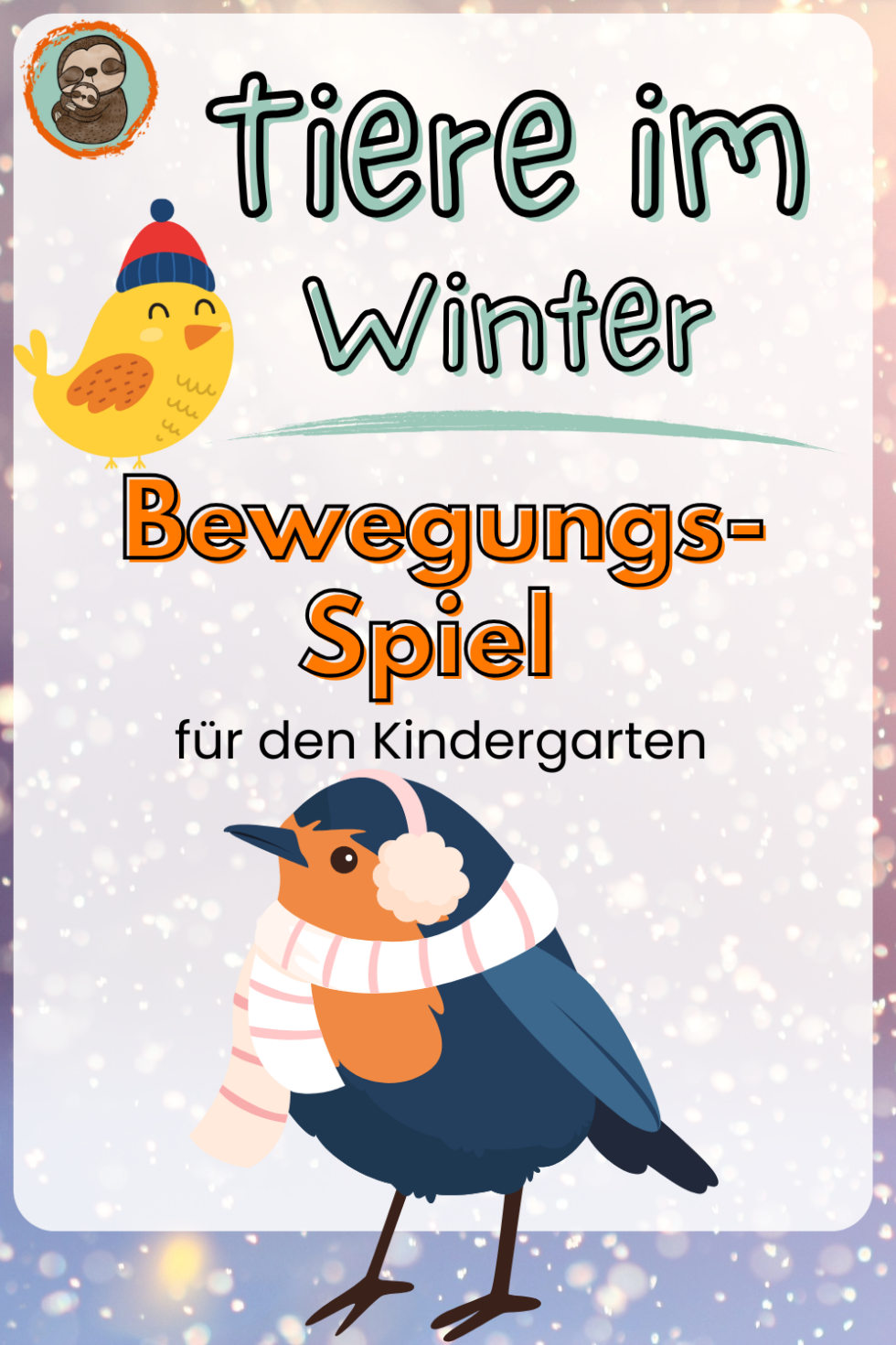  Bewegungsspiel "Tiere im Winter" - kinderlachen-ideen Illustration 