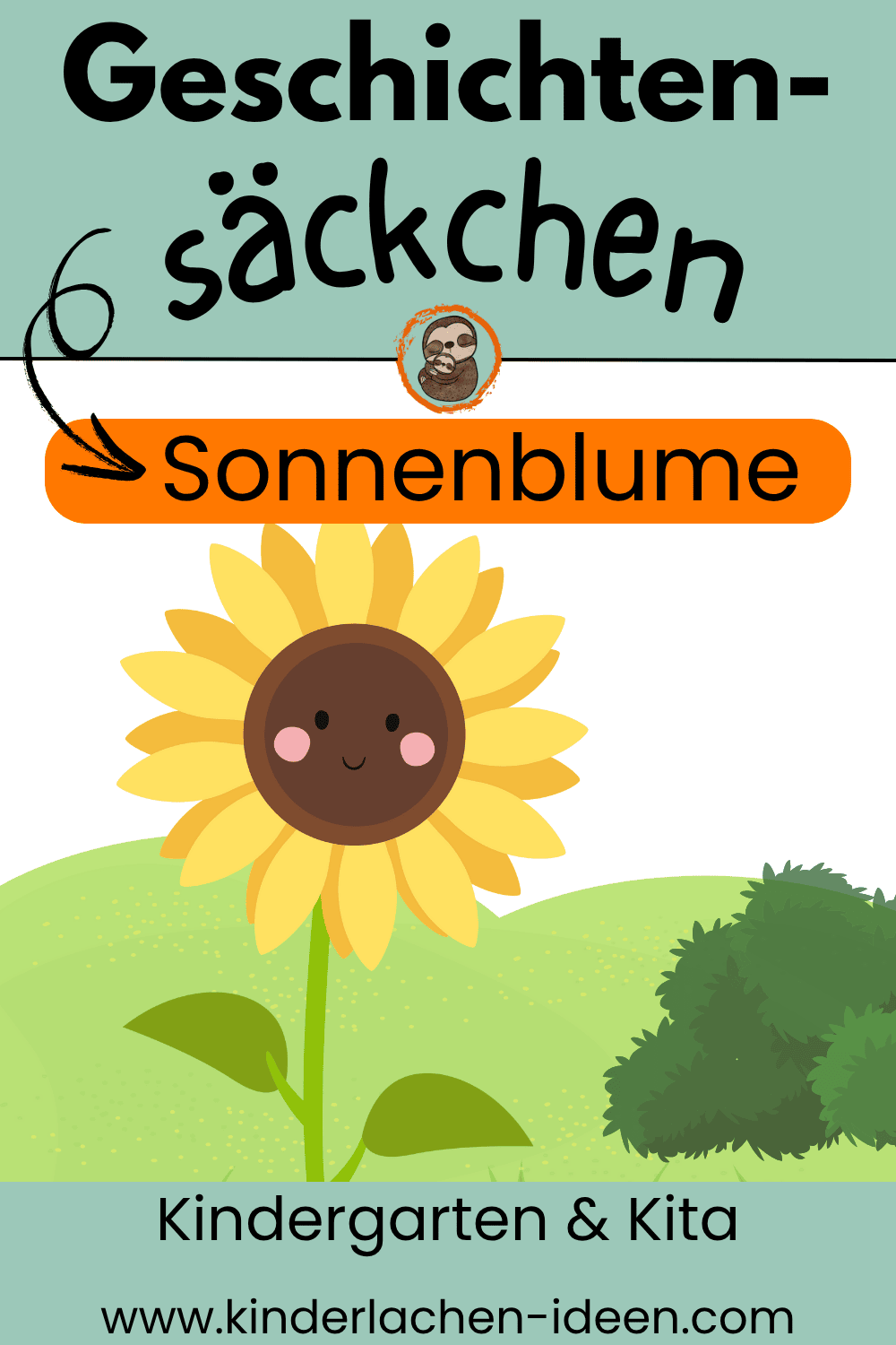 Geschichtensäckchen Sonnenblume Kindergarten Kita Morgenkreis