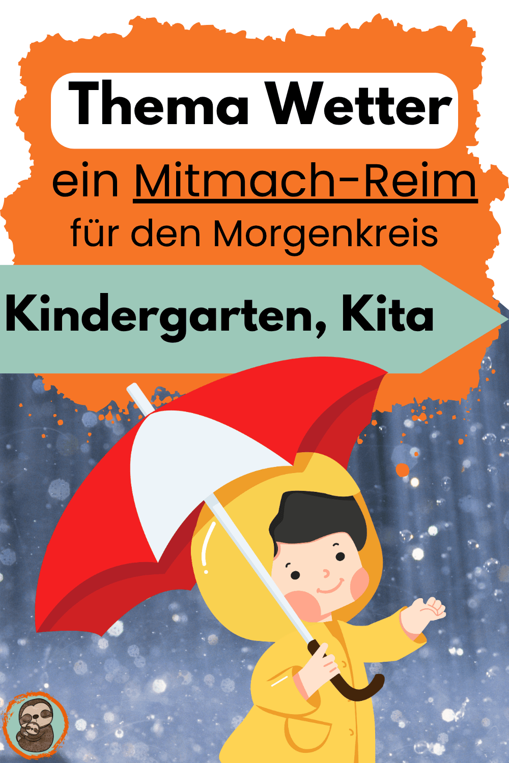Mitmach-Reim Thema Wetter Kindergarten Morgenkreis