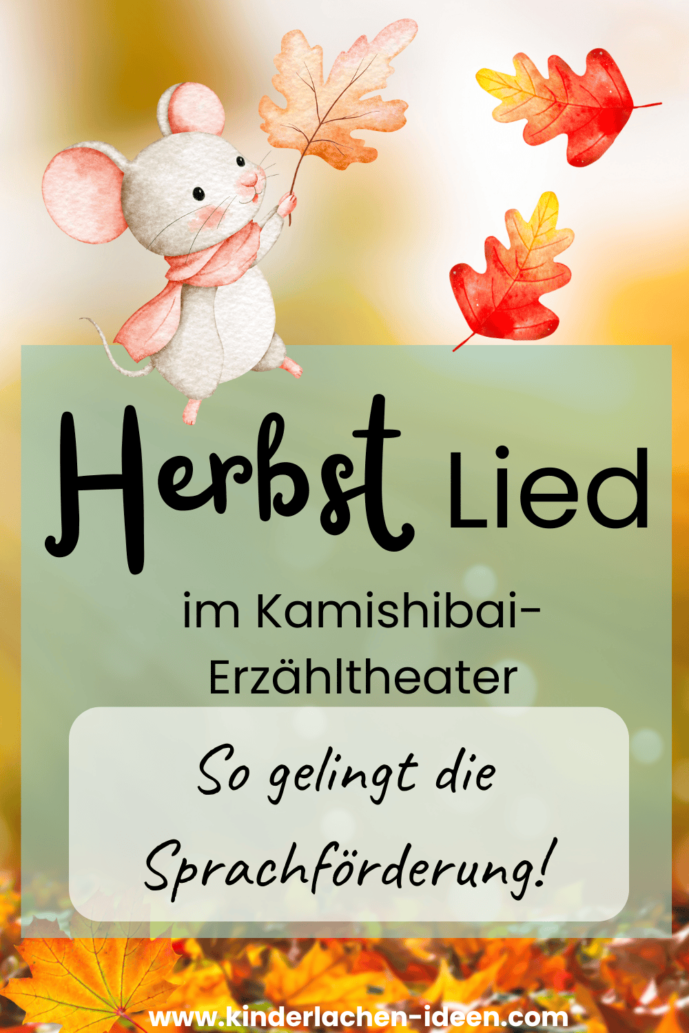 Herbst Lied im Kamishibai Erzähltheater So gelingt die Sprachförderung