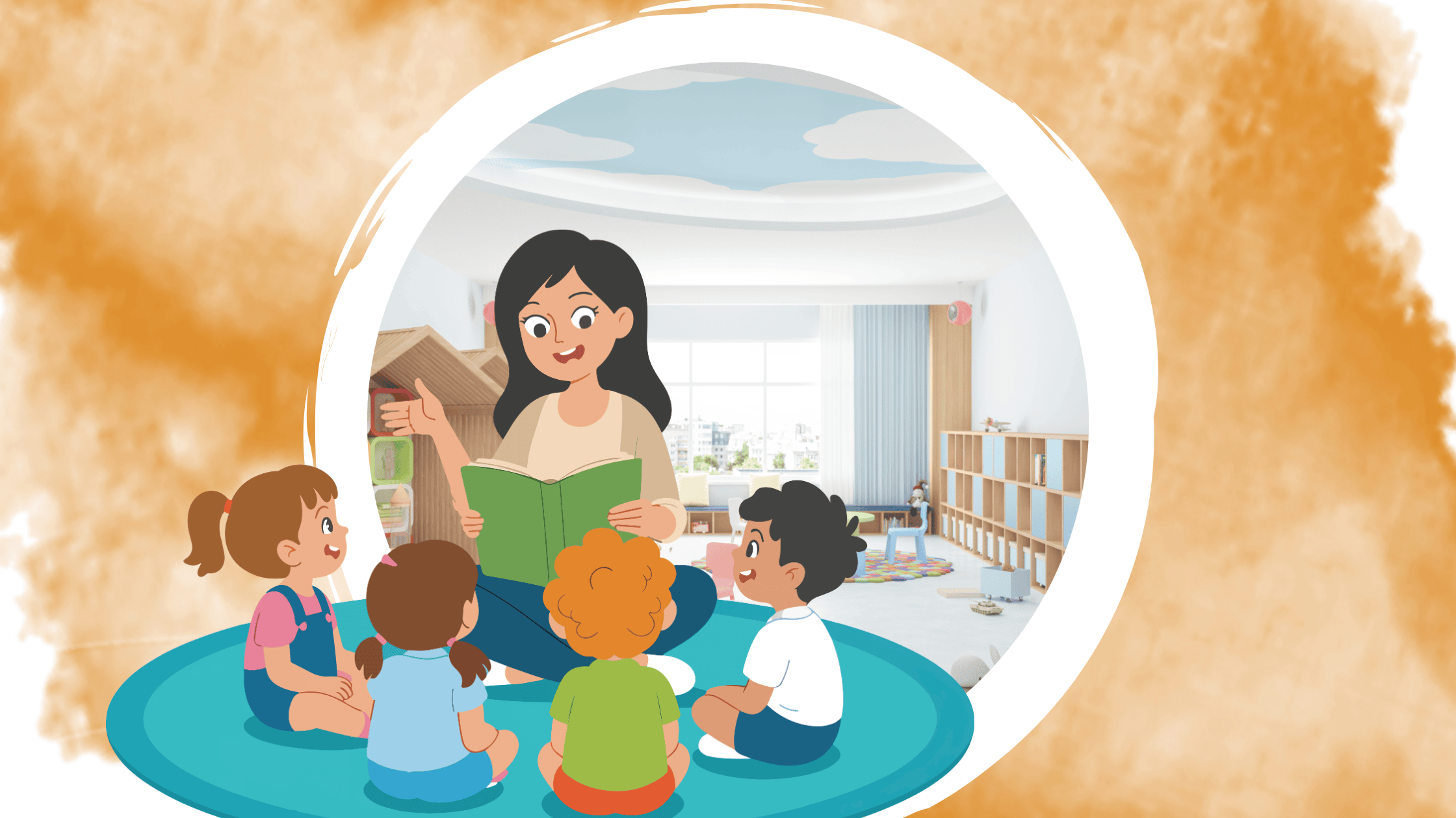  Kindergarten: Bewegungsgeschichte im Garten - kinderlachen-ideen Motiv 