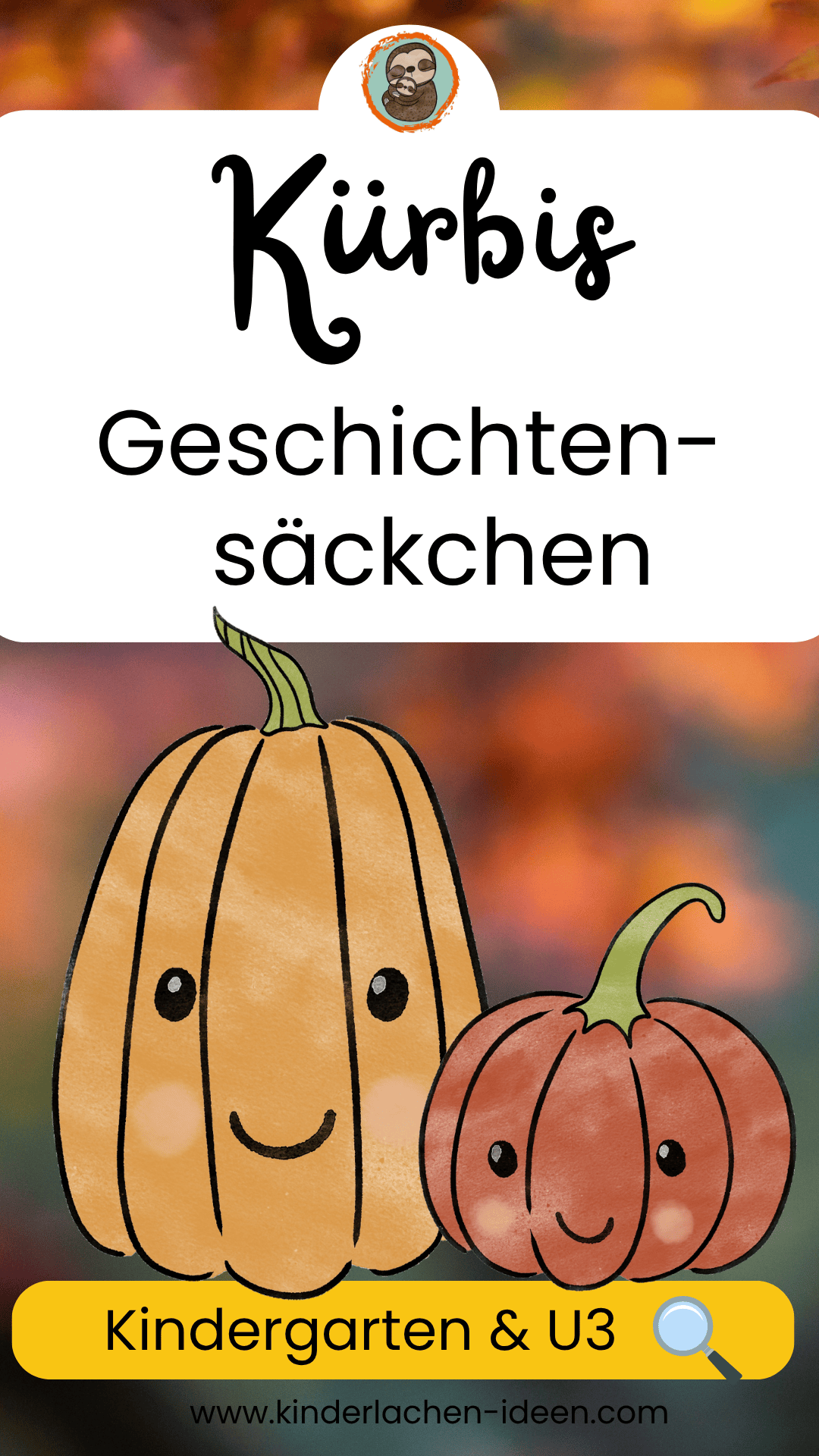 Geschichtensäckchen Kürbis Geschichtensäckchen Kürbis Kindergarten Kita U3