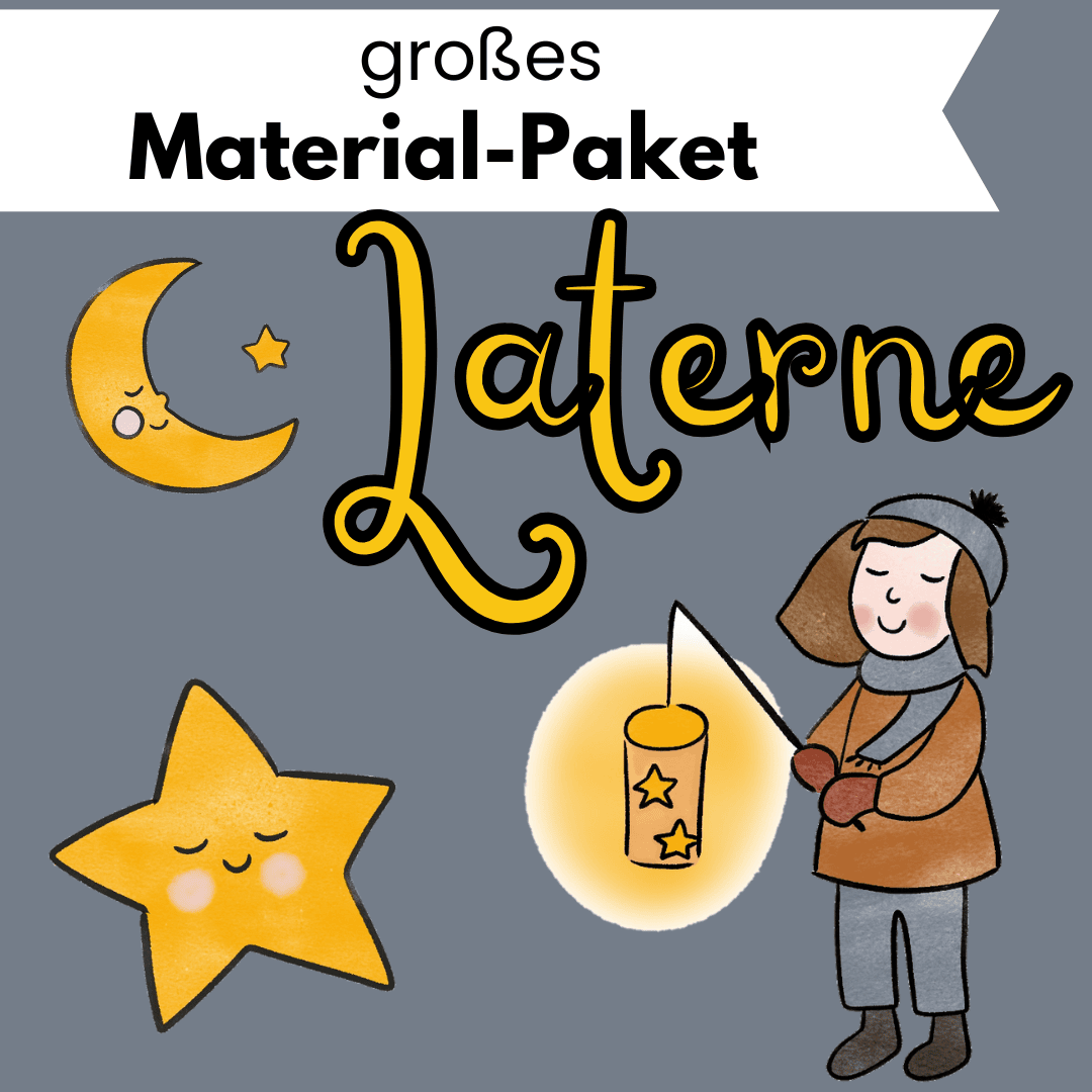 Material-Paket Laterne großes Material-Paket zum Thema Laternenfest Kindergarten