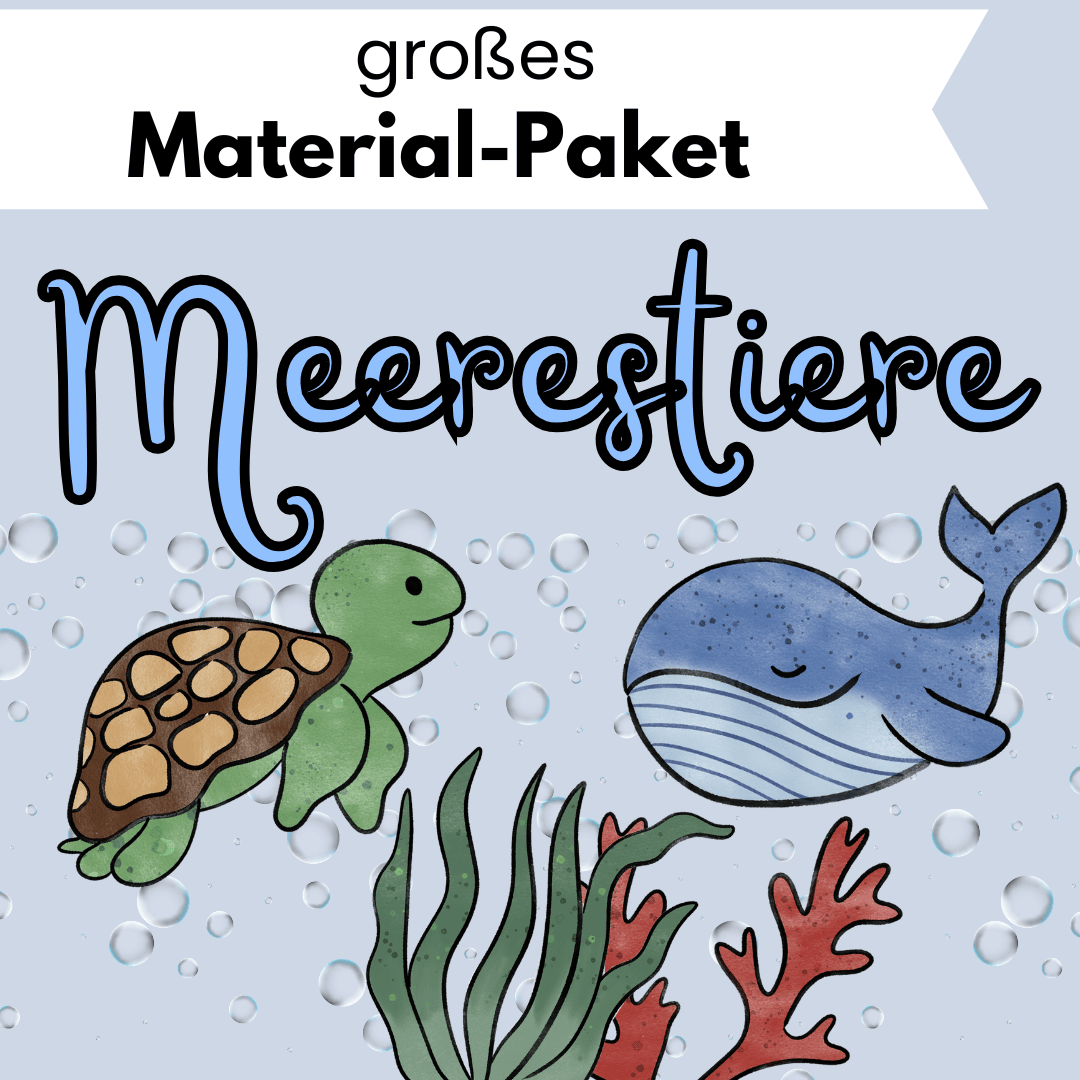Material-Paket Meerestiere Kindergarten Kita