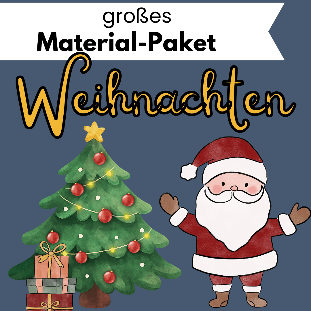 Material-Paket Weihnachten Kindergarten Kita