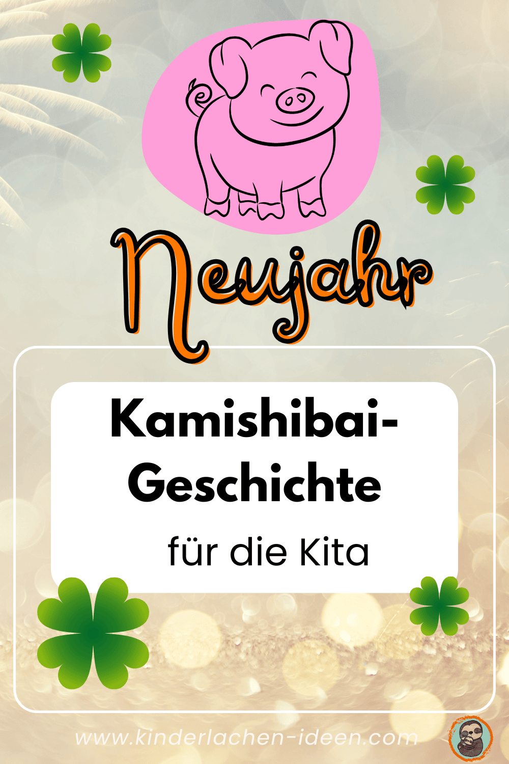 Kamishibai-Geschichte Neujahr für die Kita