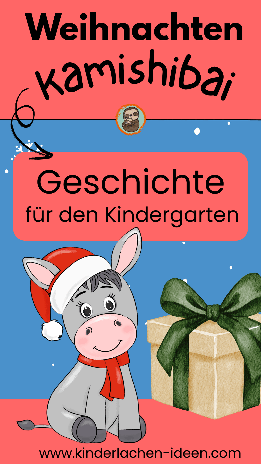 Kamishibai-Geschichte Weihnachten Kindergarten, Kita 