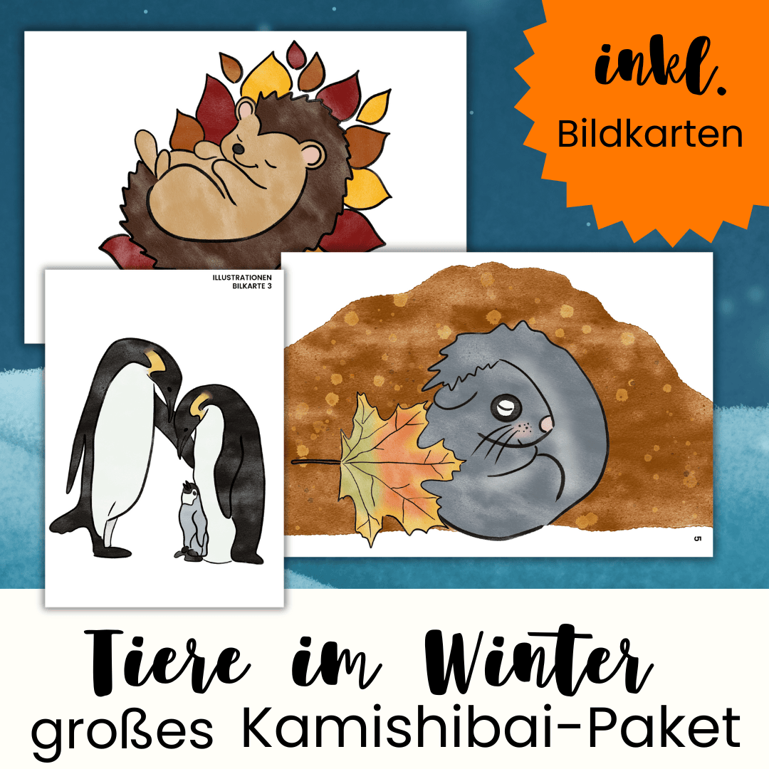 Kamishibai-Paket Tiere im Winter Kamishibai-Paket Tiere im Winter