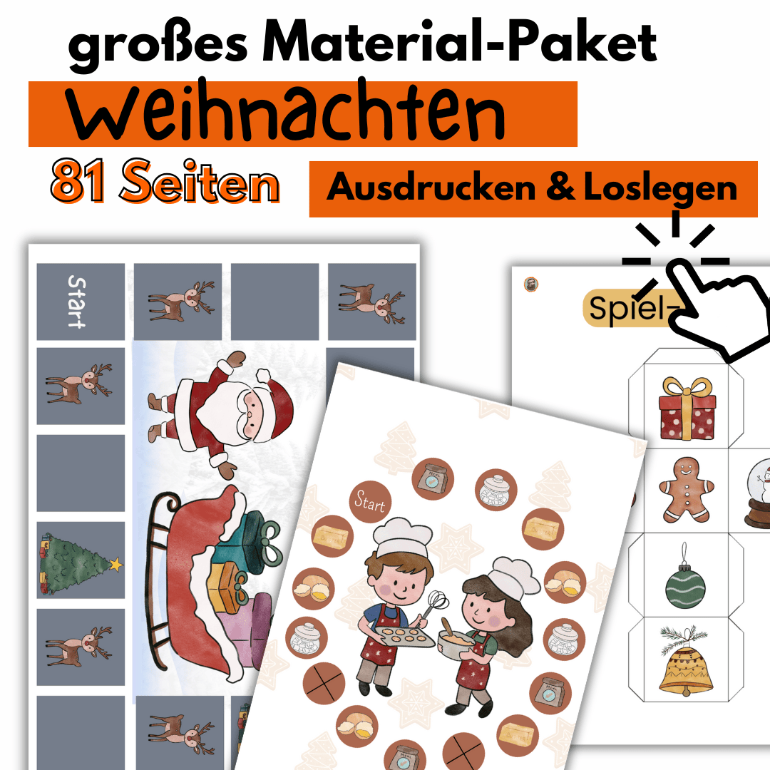 Material-Paket Weihnachten Kindergarten, Kita Material-Paket Weihnachten Kindergarten, Kita