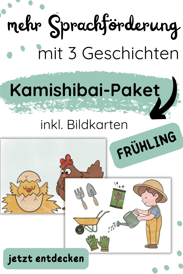 Kamishibai Paket Frühling Kindergarten