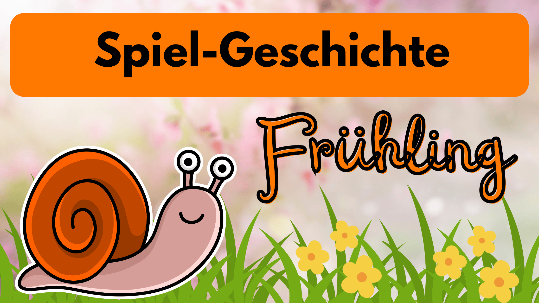 Spiel-Geschichte Frühling mit Figuren Kindergarten Kita
