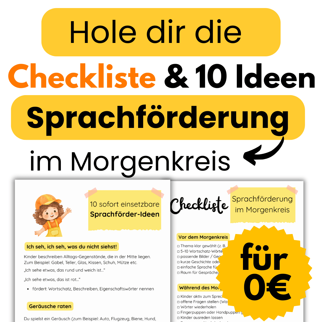 Sprachförderung im Morgenkreis Sprachförderung im Morgenkreis