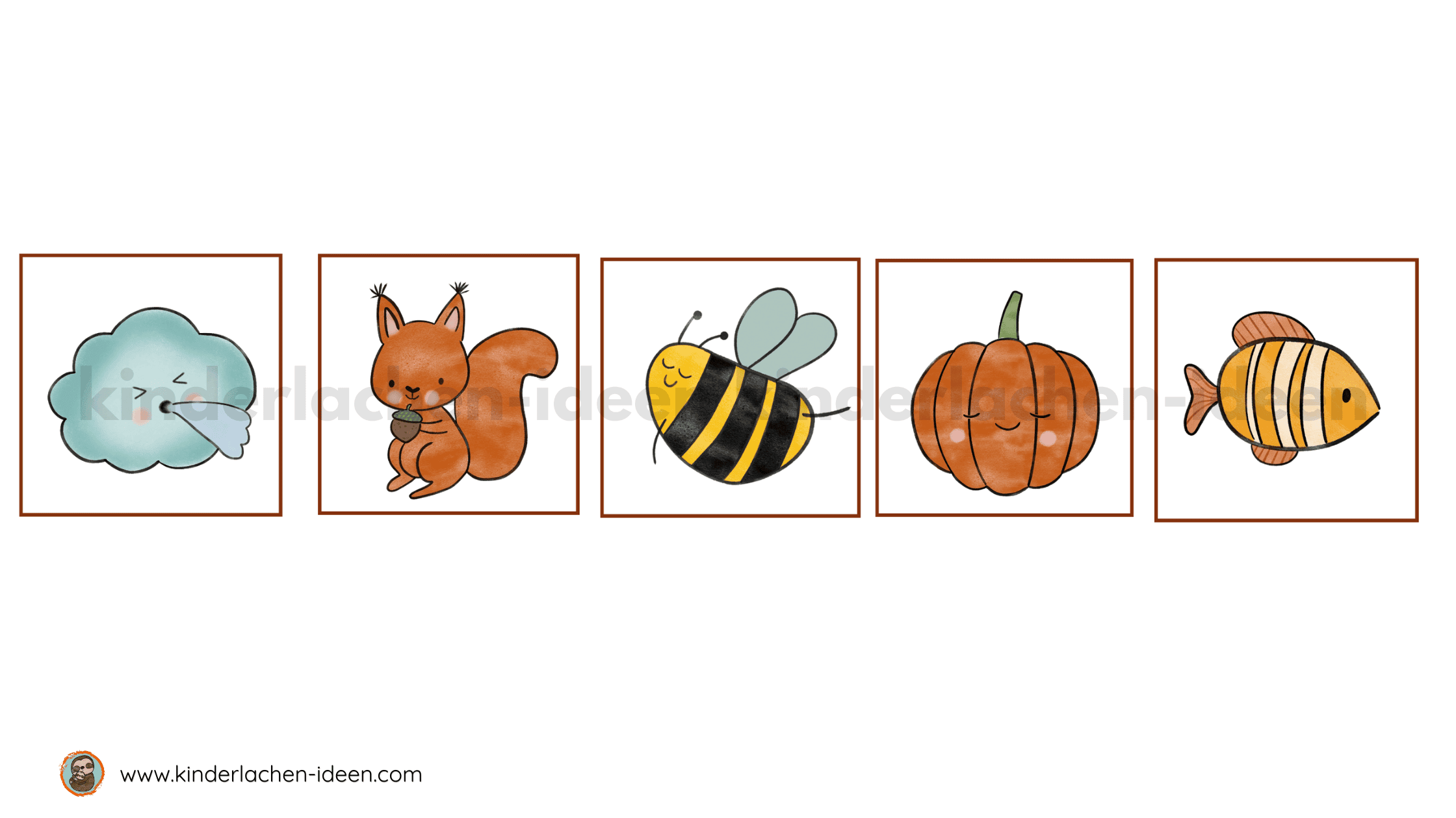 Herbst im Kindergarten 3 Wortschatz-Spiele Herbst im Kindergarten 3 Wortschatz-Spiele
